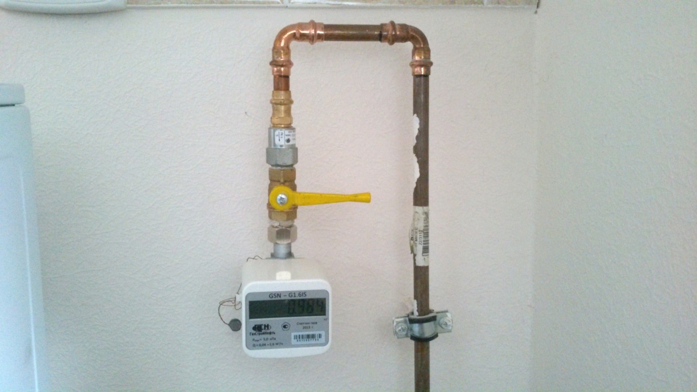 нормативы установки газового счетчика на кухне